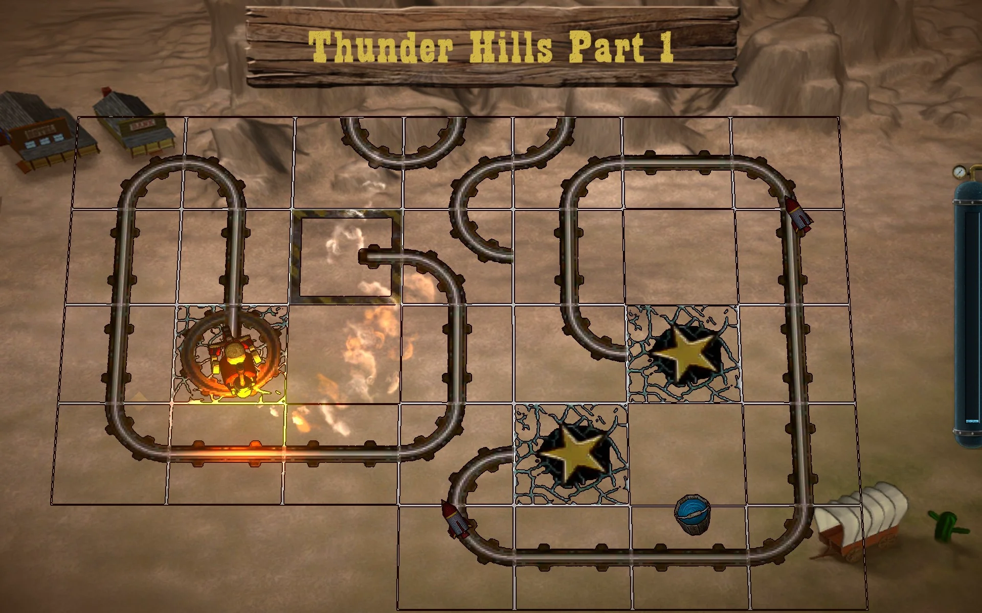 Robo-Rails Screenshot - Challenging levels