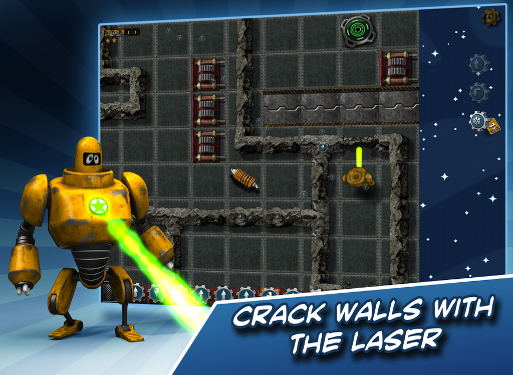 Robofix - Crack walls with the laser