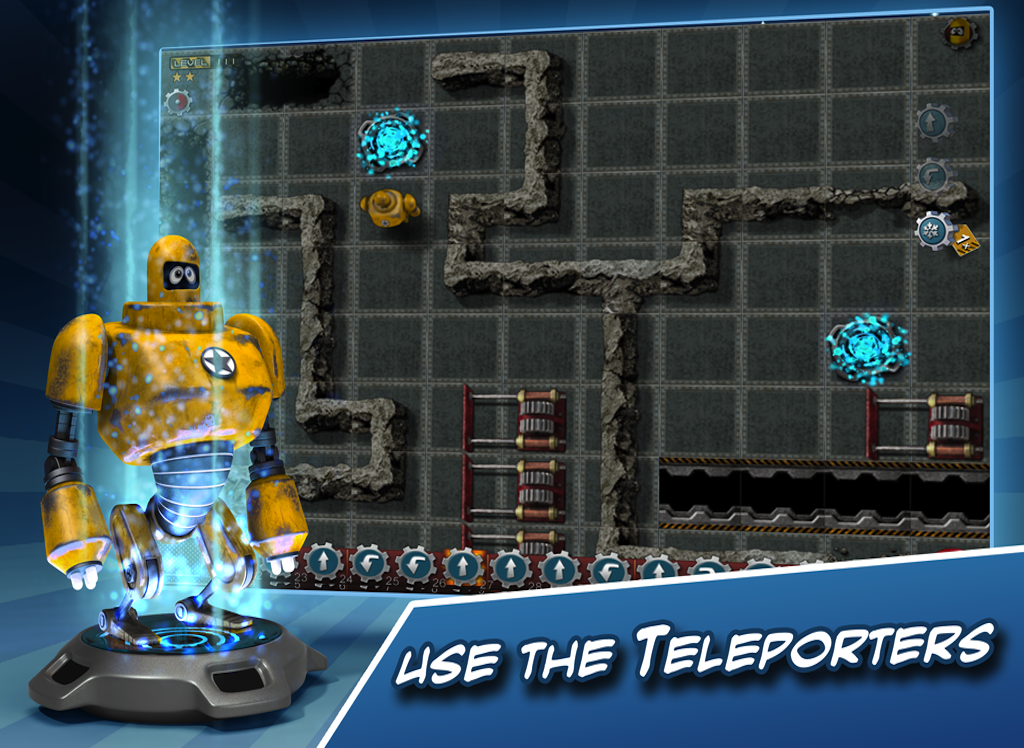 Robofix - Use the teleporters